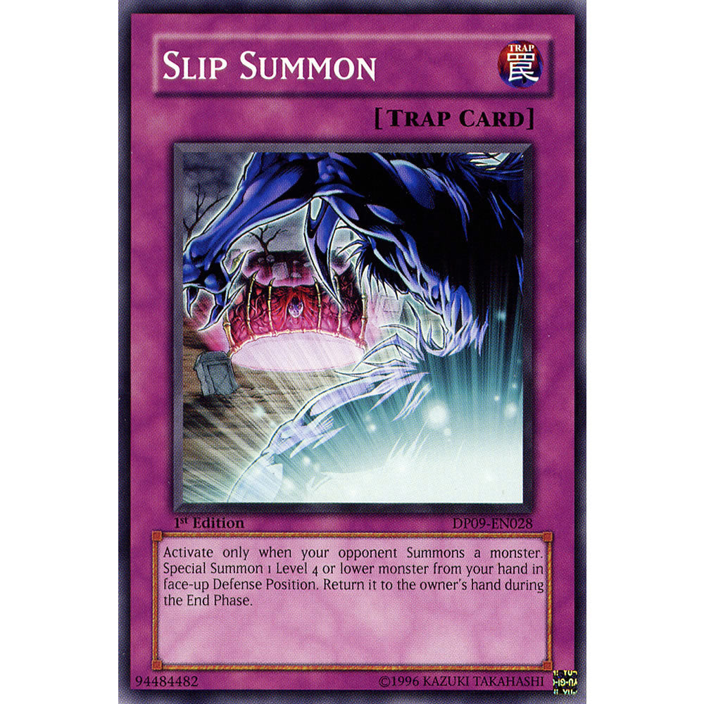 Slip Summon DP09-EN028 Yu-Gi-Oh! Card from the Duelist Pack: Yusei 2 Set