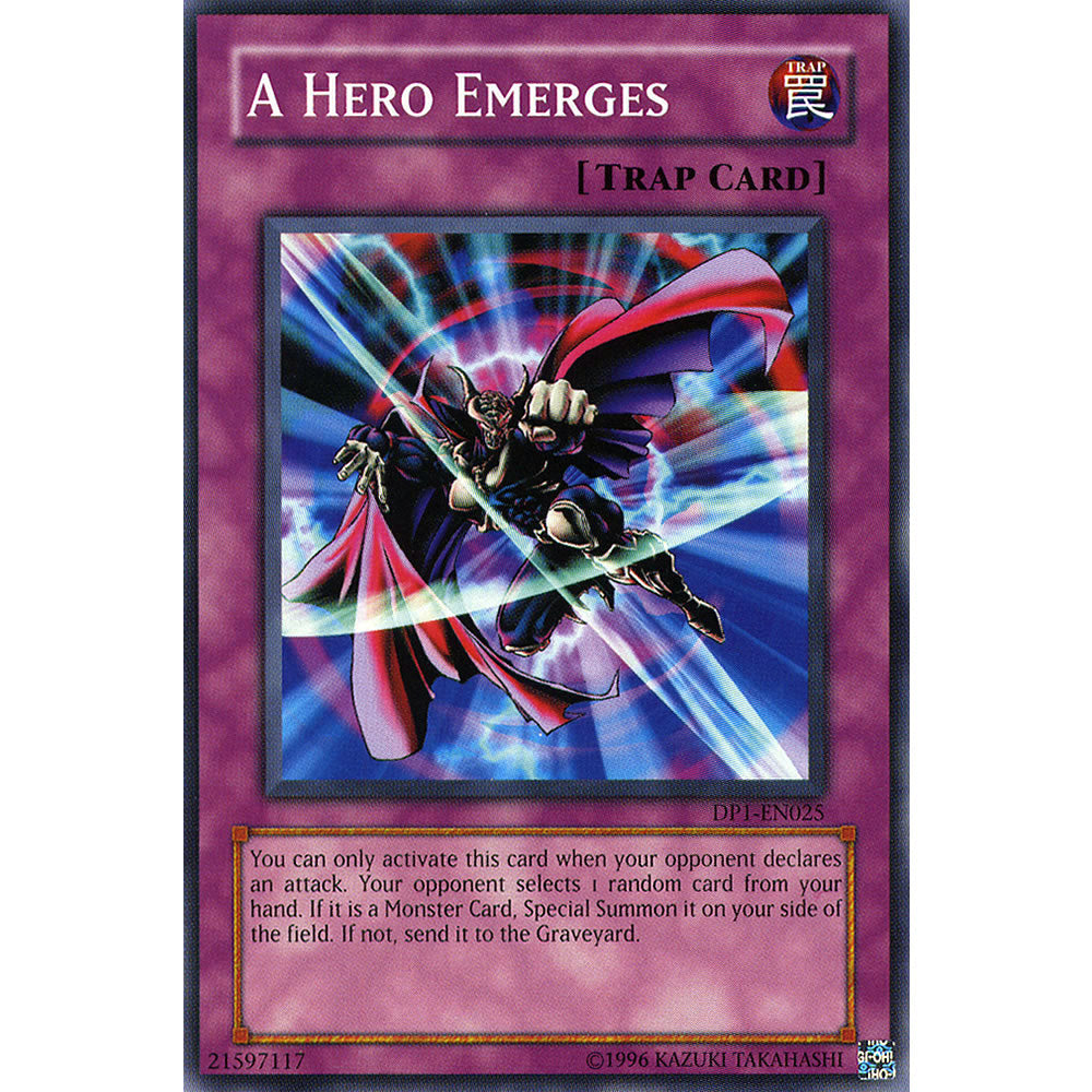 A Hero Emerges DP1-EN025 Yu-Gi-Oh! Card from the Duelist Pack: Jaden Yuki Set