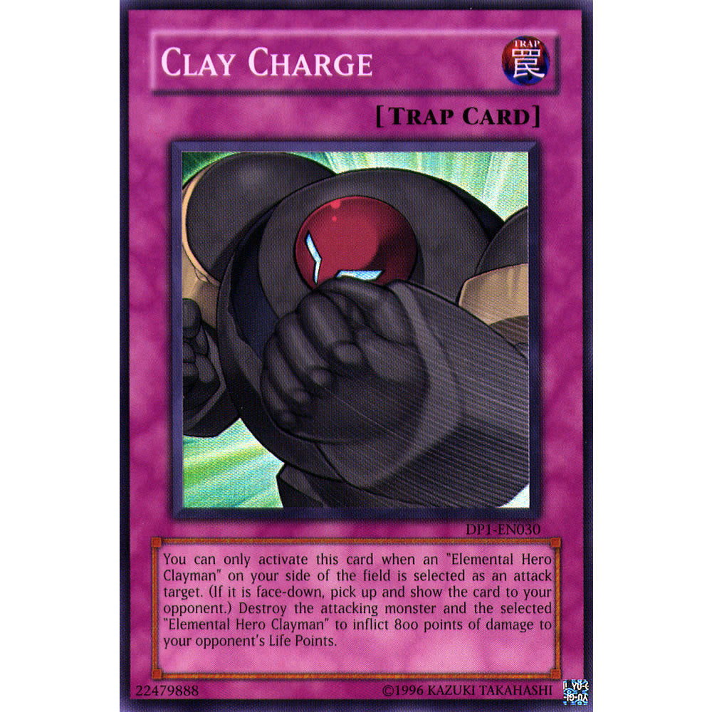 Clay Charge DP1-EN030 Yu-Gi-Oh! Card from the Duelist Pack: Jaden Yuki Set
