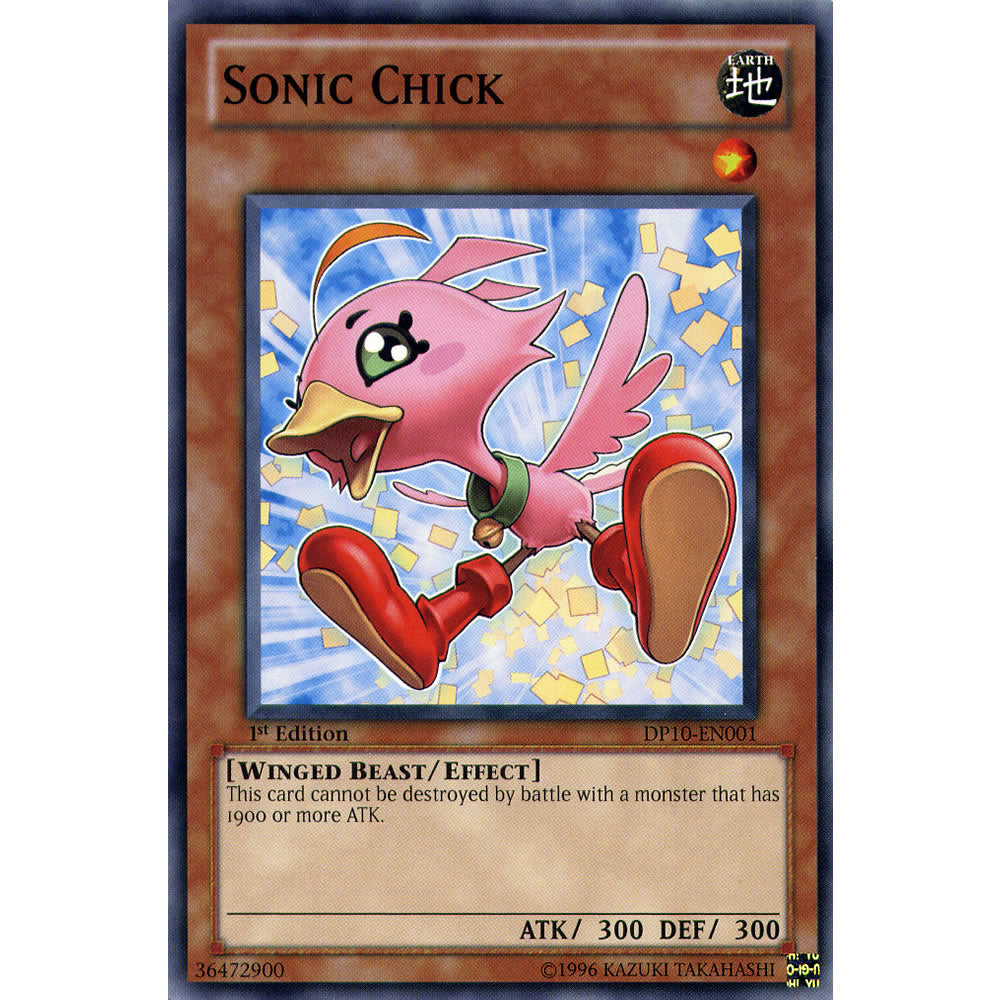 Sonic Chick DP10-EN001 Yu-Gi-Oh! Card from the Duelist Pack: Yusei 3 Set