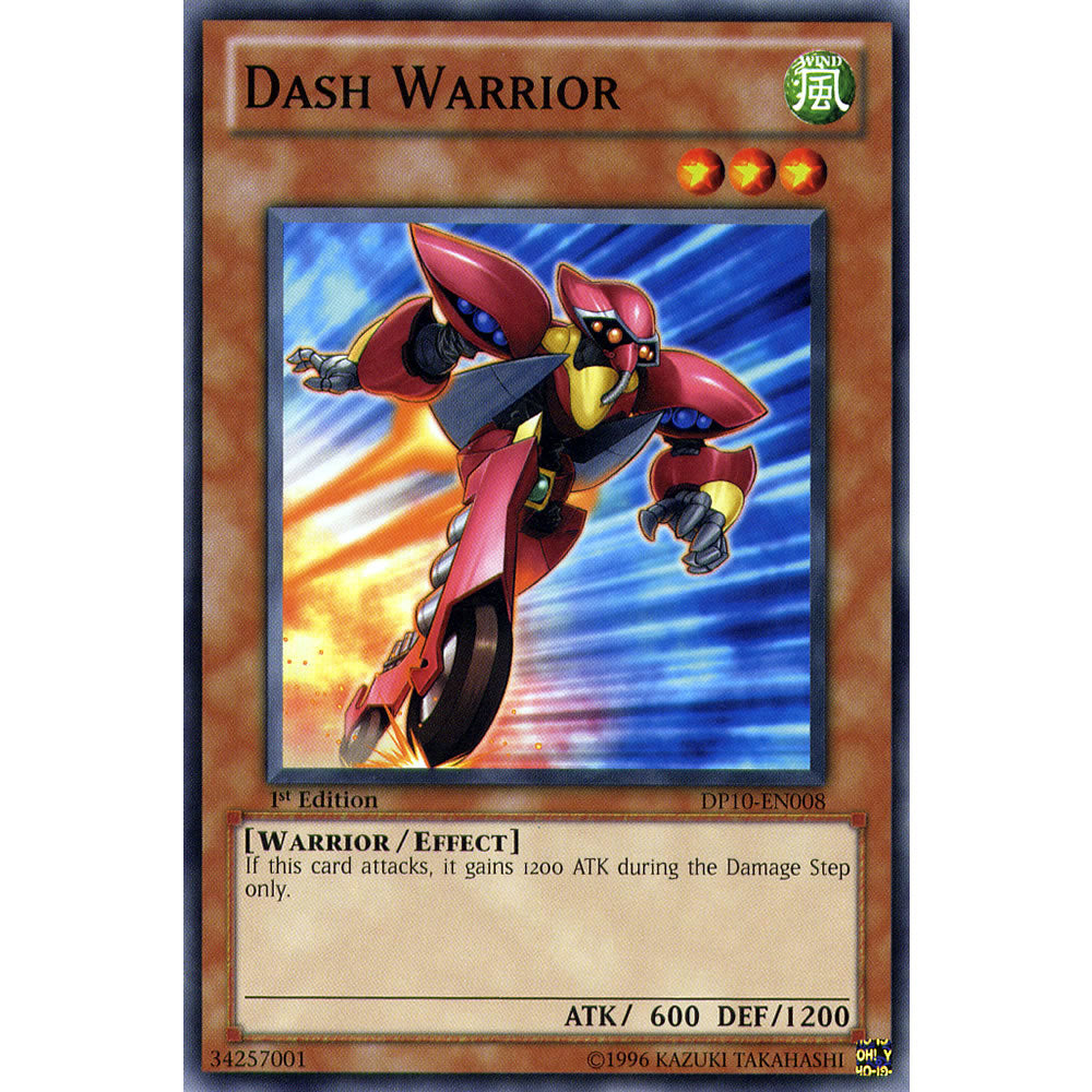 Dash Warrior DP10-EN008 Yu-Gi-Oh! Card from the Duelist Pack: Yusei 3 Set