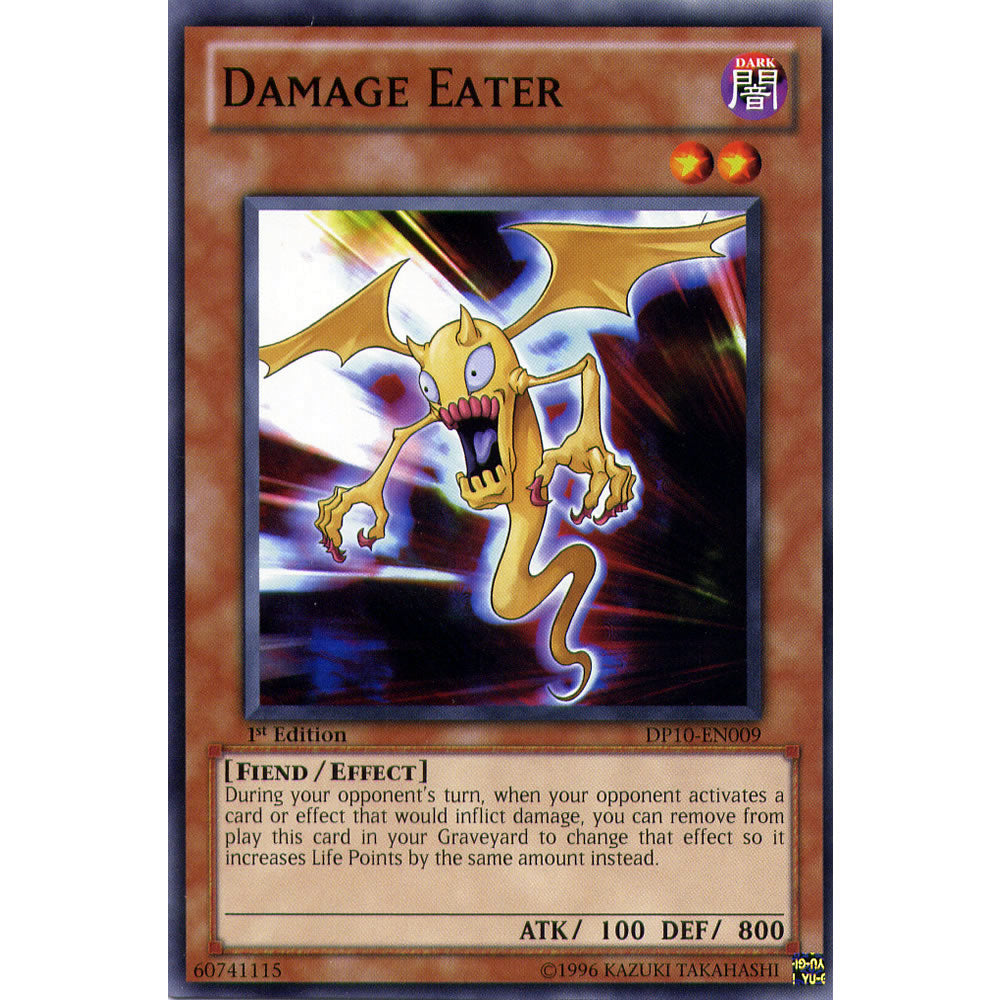Damage Eater DP10-EN009 Yu-Gi-Oh! Card from the Duelist Pack: Yusei 3 Set