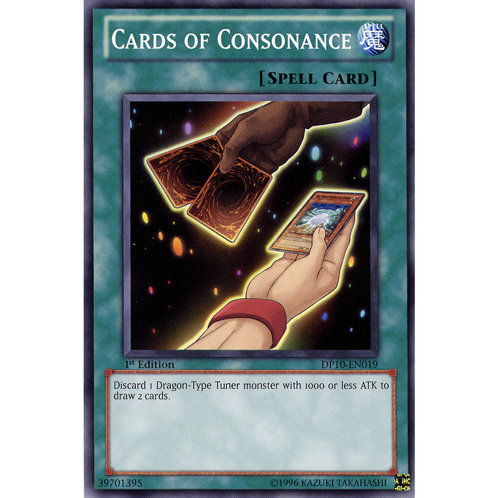 Cards Of Consonance DP10-EN019 Yu-Gi-Oh! Card from the Duelist Pack: Yusei 3 Set