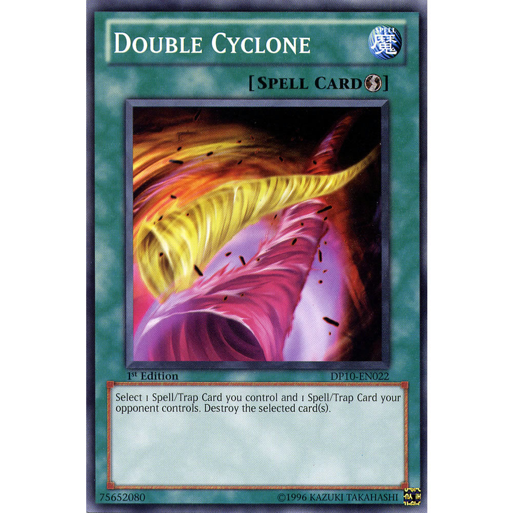 Double Cyclone DP10-EN022 Yu-Gi-Oh! Card from the Duelist Pack: Yusei 3 Set