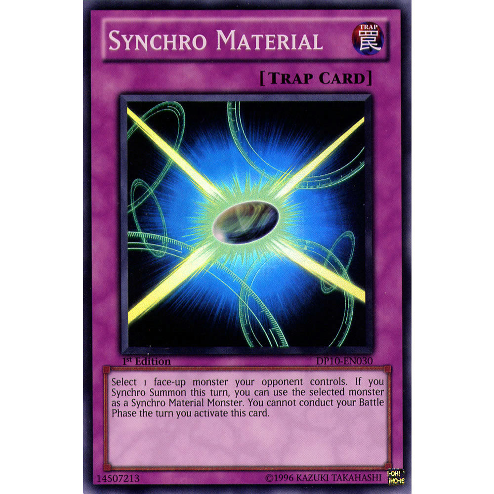 Synchro Material DP10-EN030 Yu-Gi-Oh! Card from the Duelist Pack: Yusei 3 Set