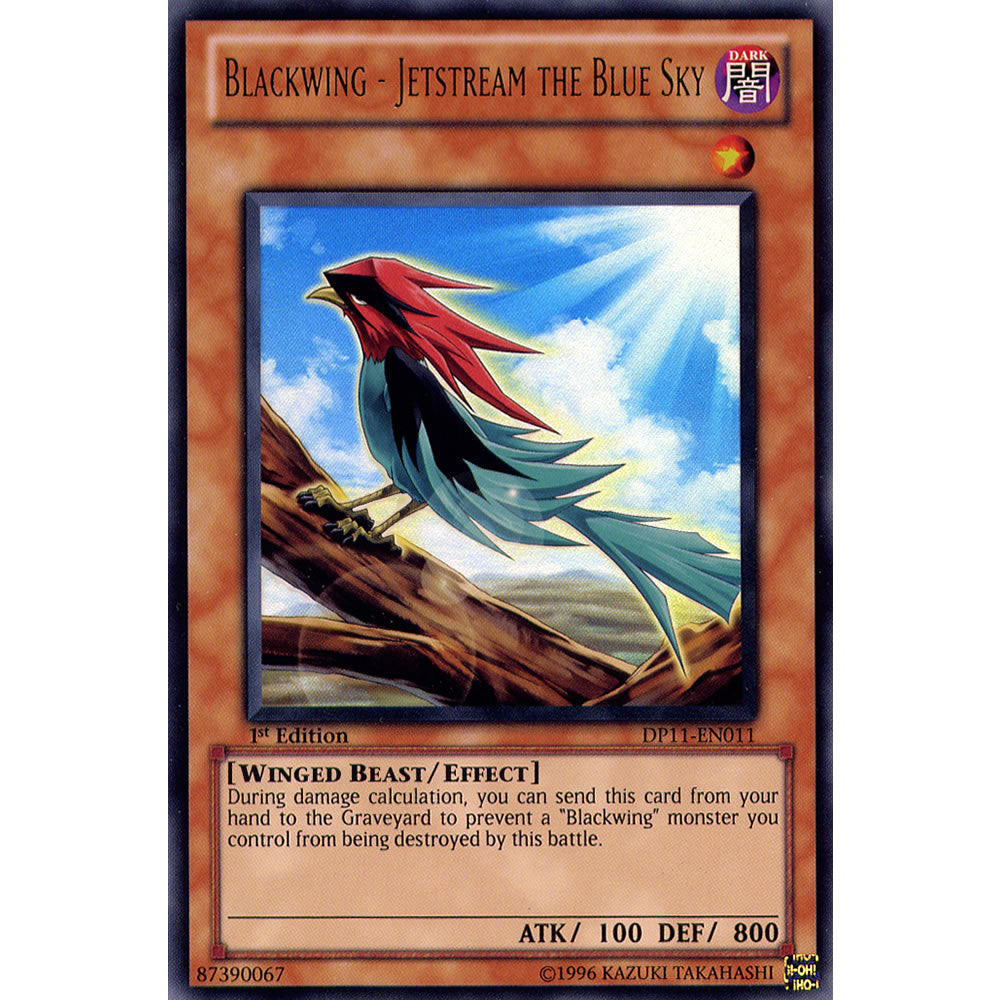Blackwing - Jetstream The Blue Sky DP11-EN011 Yu-Gi-Oh! Card from the Duelist Pack: Crow Duelist Set