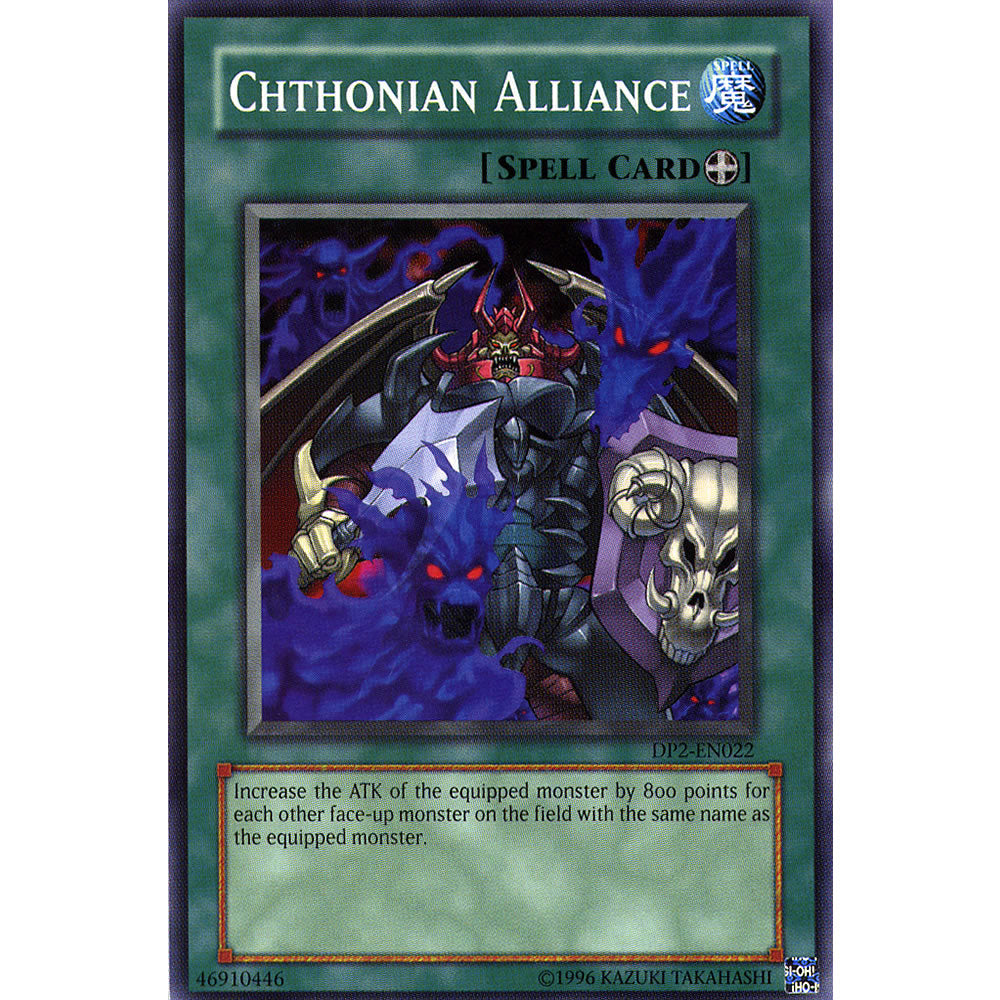 Chthonian Alliance DP2-EN022 Yu-Gi-Oh! Card from the Duelist Pack: Chazz Princeton Set