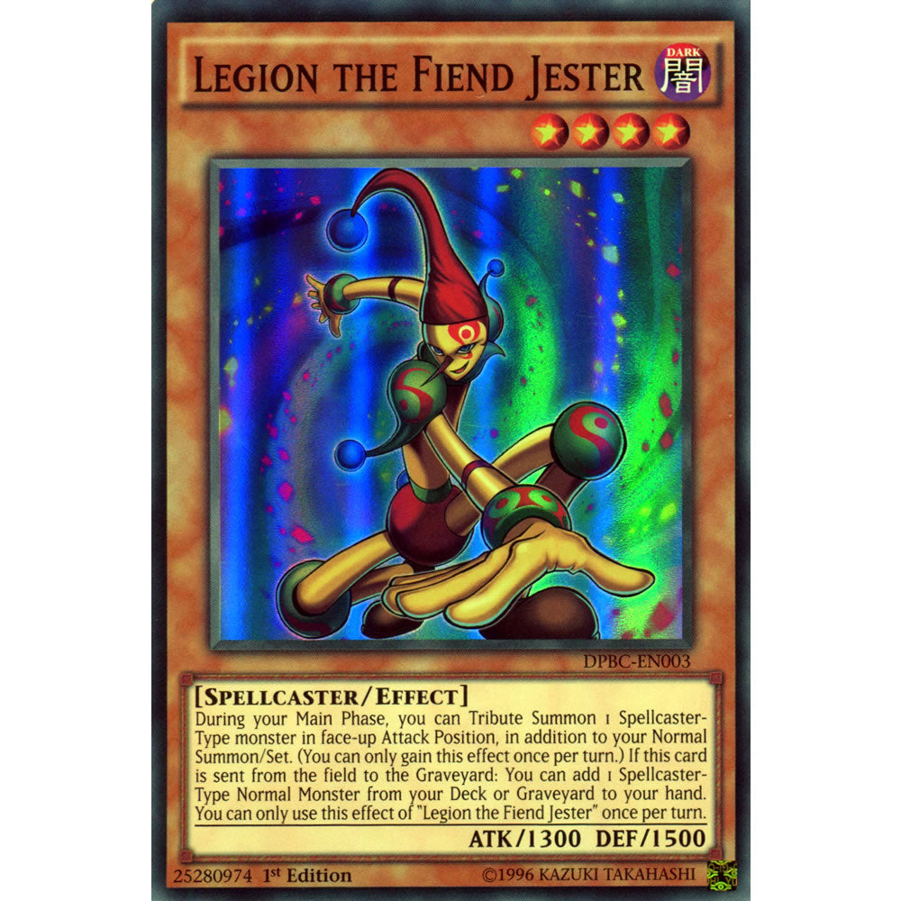 Legion the Fiend Jester DPBC-EN003 Yu-Gi-Oh! Card from the Duelist Pack: Battle City Set
