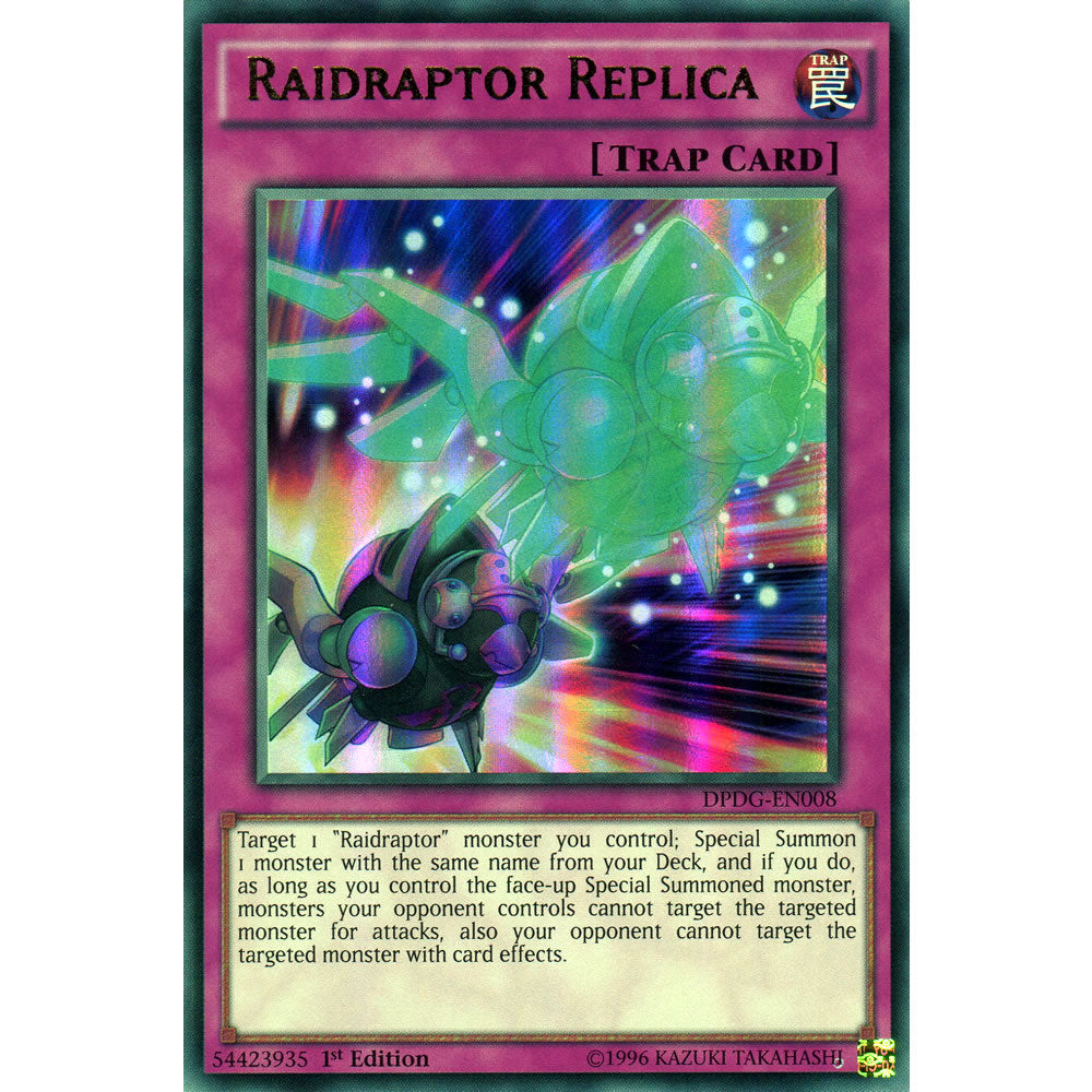 Raidraptor Replica DPDG-EN008 Yu-Gi-Oh! Card from the Duelist Pack: Dimensional Guardians Set