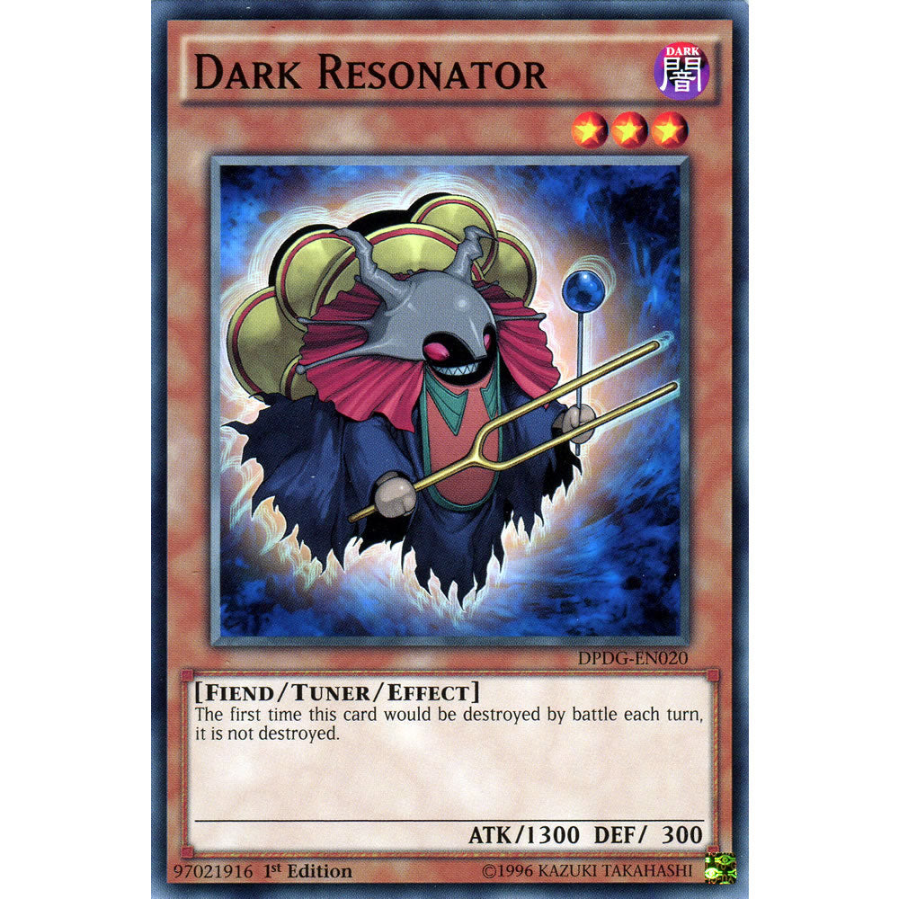 Dark Resonator DPDG-EN020 Yu-Gi-Oh! Card from the Duelist Pack: Dimensional Guardians Set