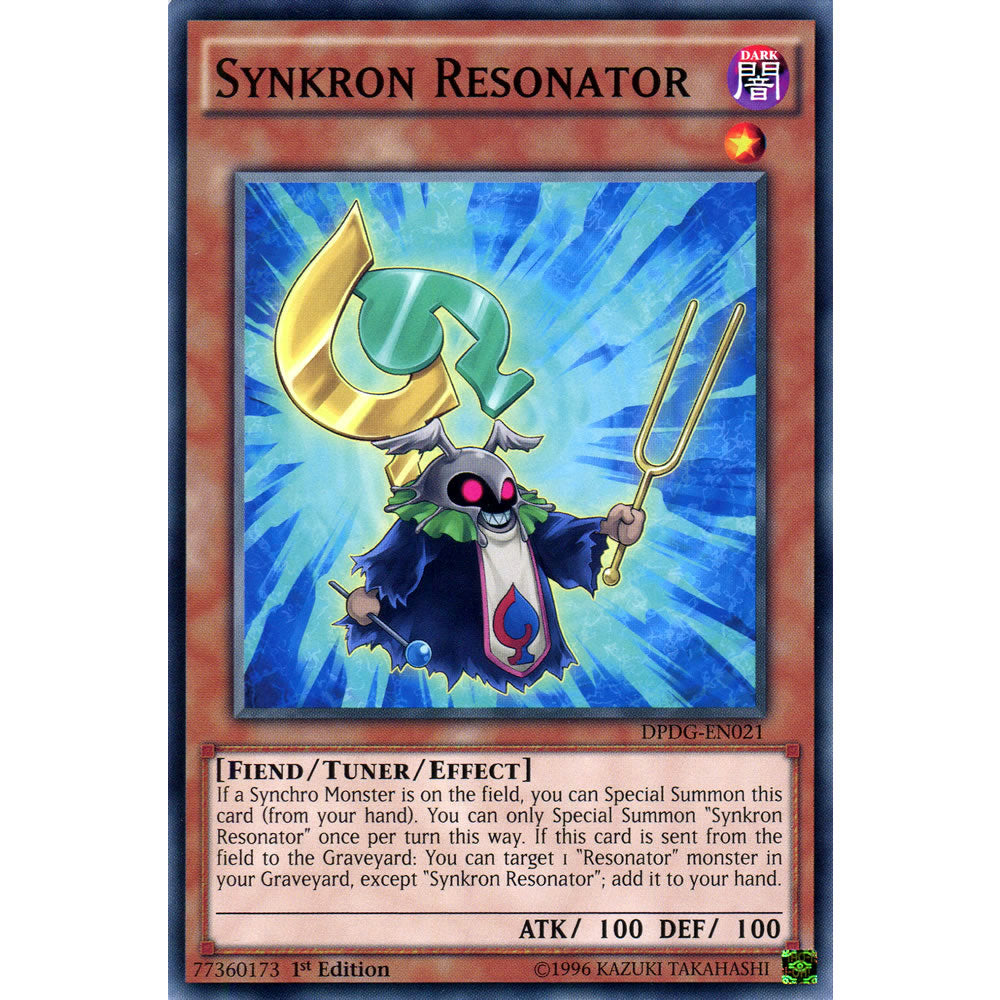 Synkron Resonator DPDG-EN021 Yu-Gi-Oh! Card from the Duelist Pack: Dimensional Guardians Set