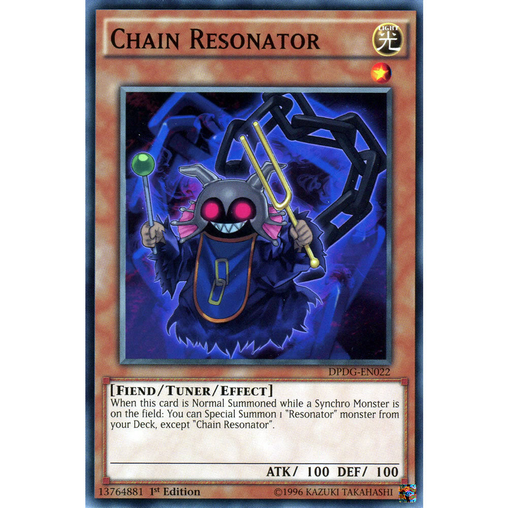 Chain Resonator DPDG-EN022 Yu-Gi-Oh! Card from the Duelist Pack: Dimensional Guardians Set