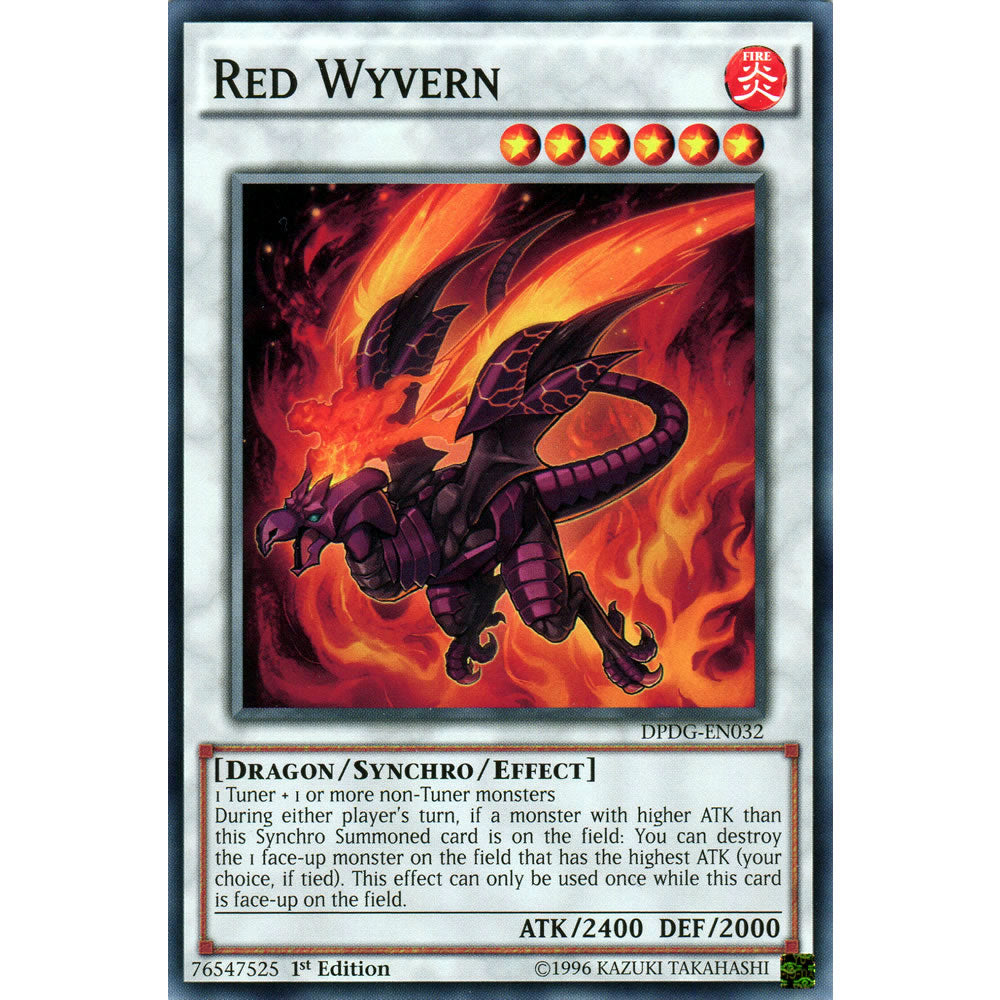 Red Wyvern DPDG-EN032 Yu-Gi-Oh! Card from the Duelist Pack: Dimensional Guardians Set