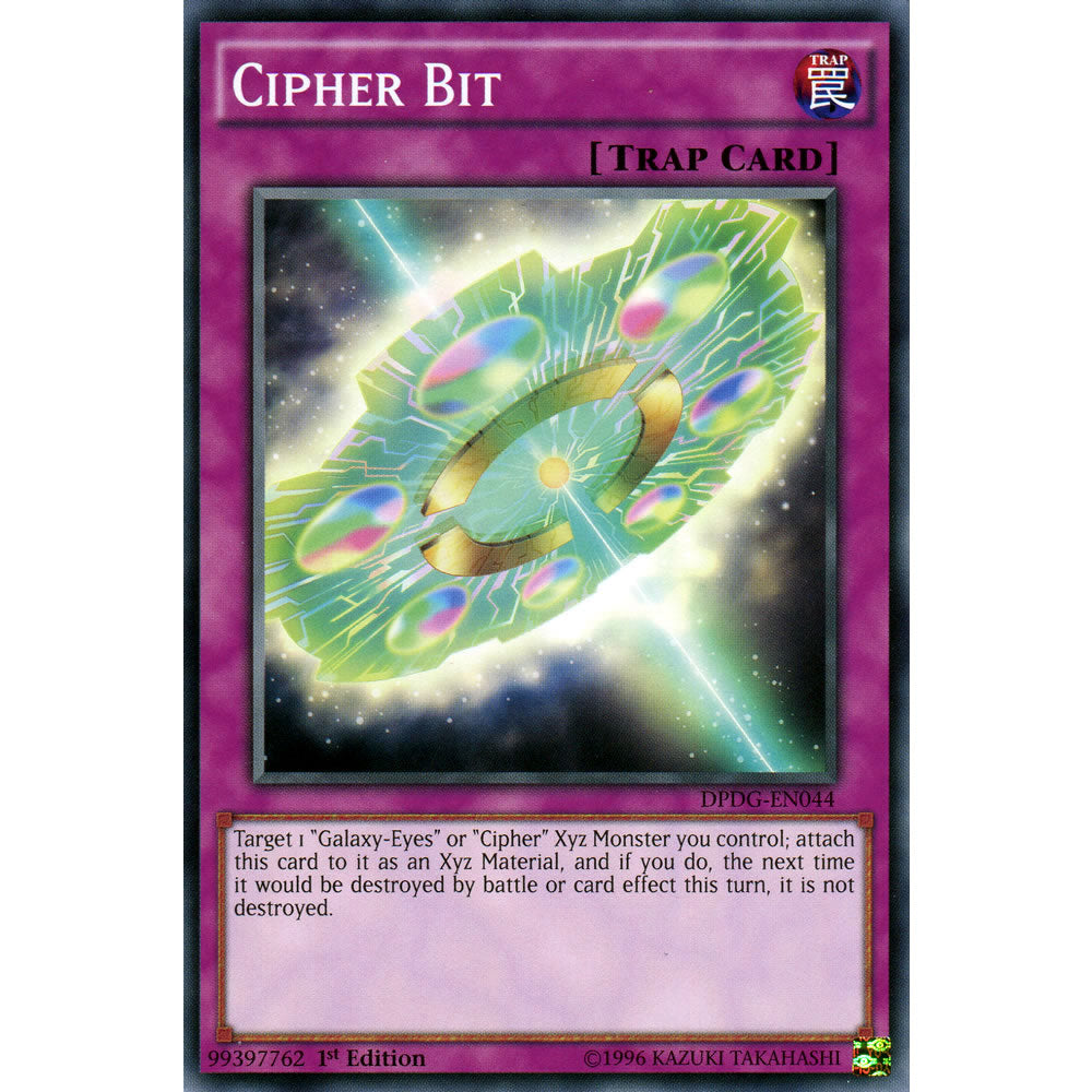 Cipher Bit DPDG-EN044 Yu-Gi-Oh! Card from the Duelist Pack: Dimensional Guardians Set