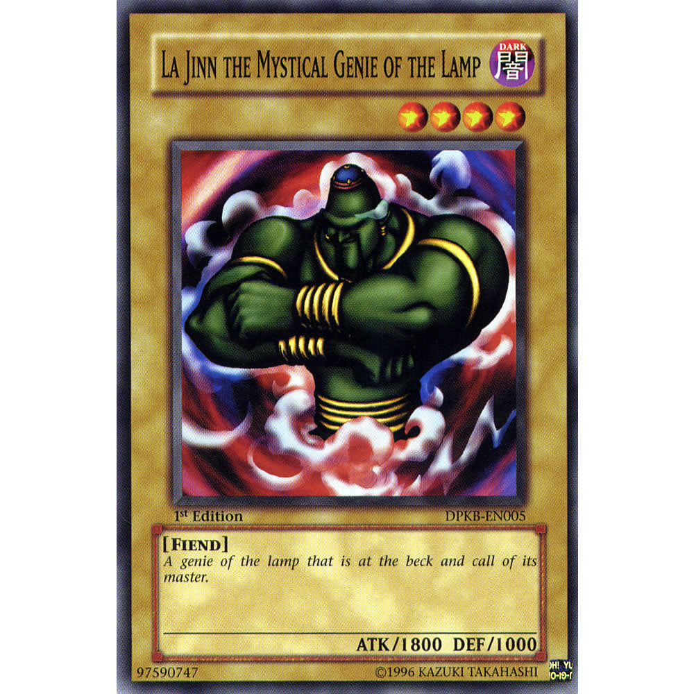 La Jinn the Mystical Genie of the Lamp DPKB-EN005 Yu-Gi-Oh! Card from the Duelist Pack: Kaiba Set