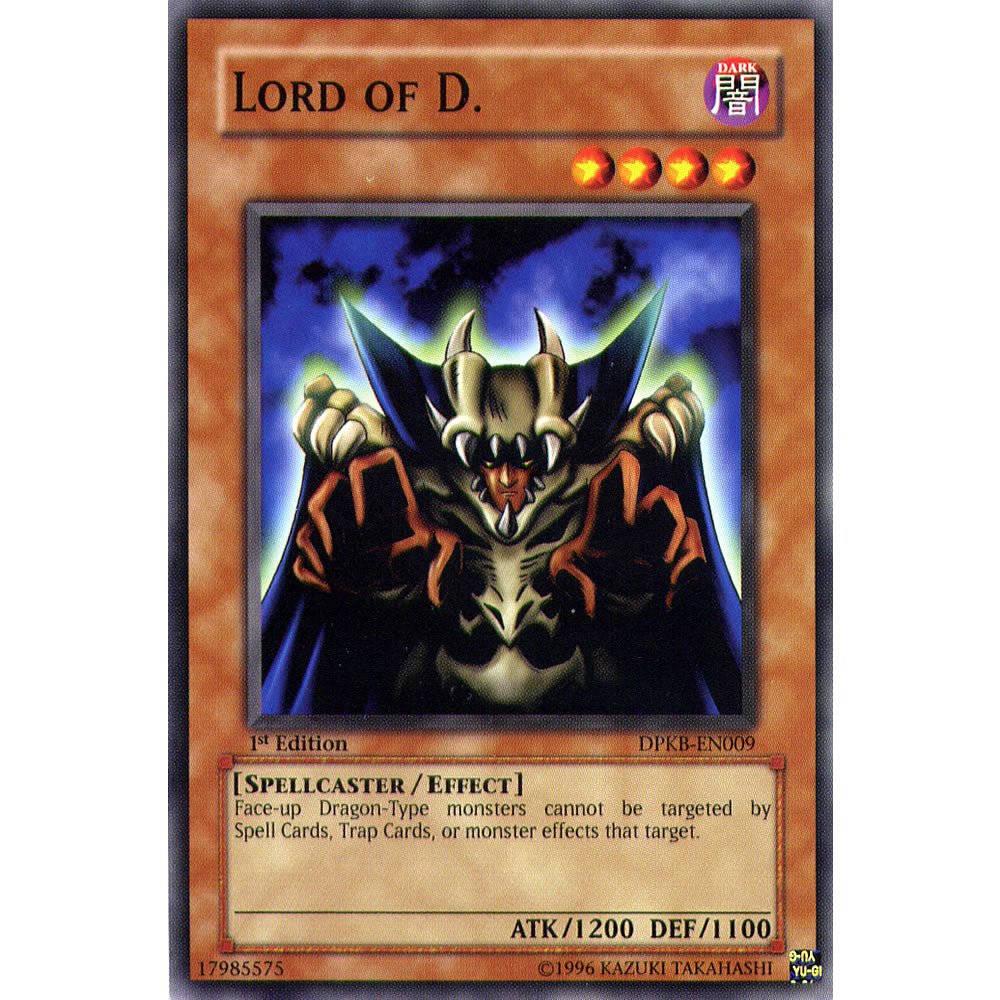 Lord of D. DPKB-EN009 Yu-Gi-Oh! Card from the Duelist Pack: Kaiba Set
