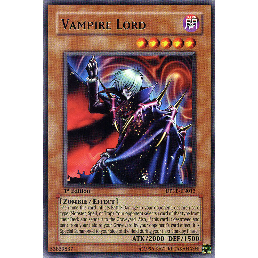 Vampire Lord DPKB-EN013 Yu-Gi-Oh! Card from the Duelist Pack: Kaiba Set