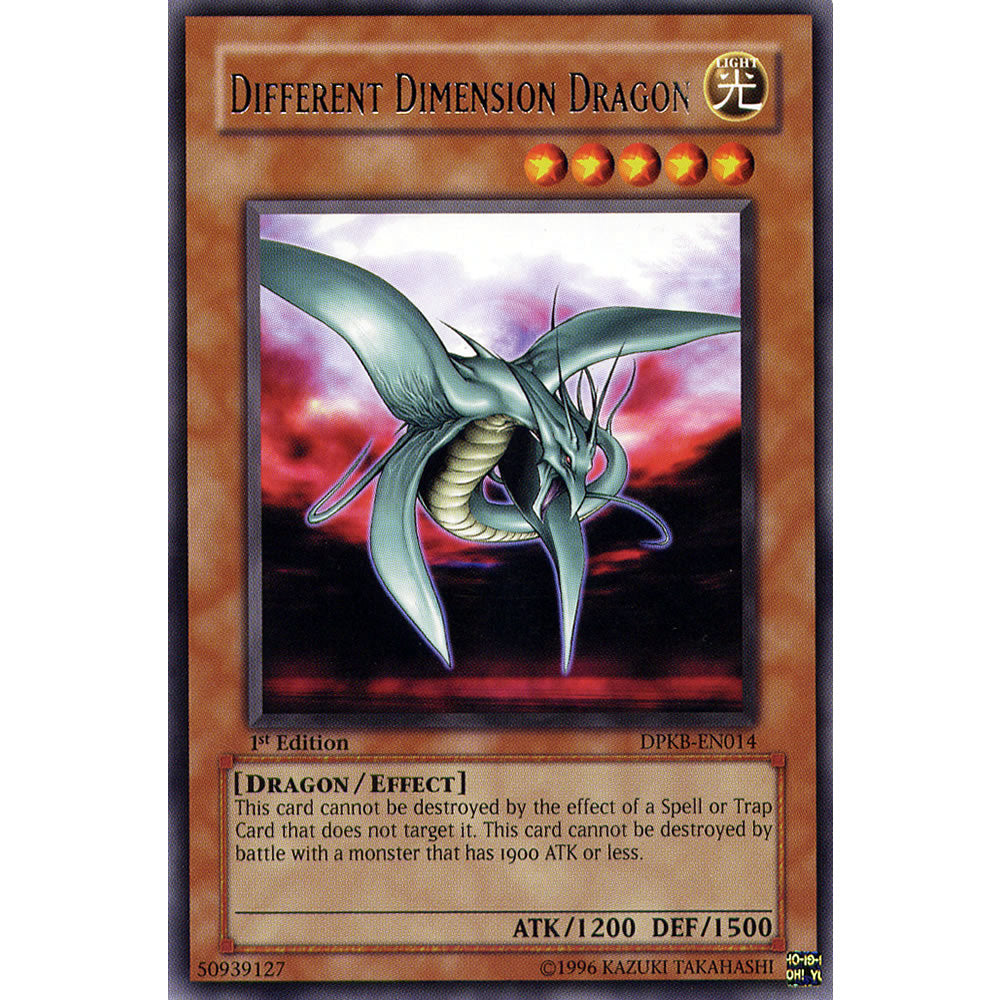 Different Dimension Dragon DPKB-EN014 Yu-Gi-Oh! Card from the Duelist Pack: Kaiba Set