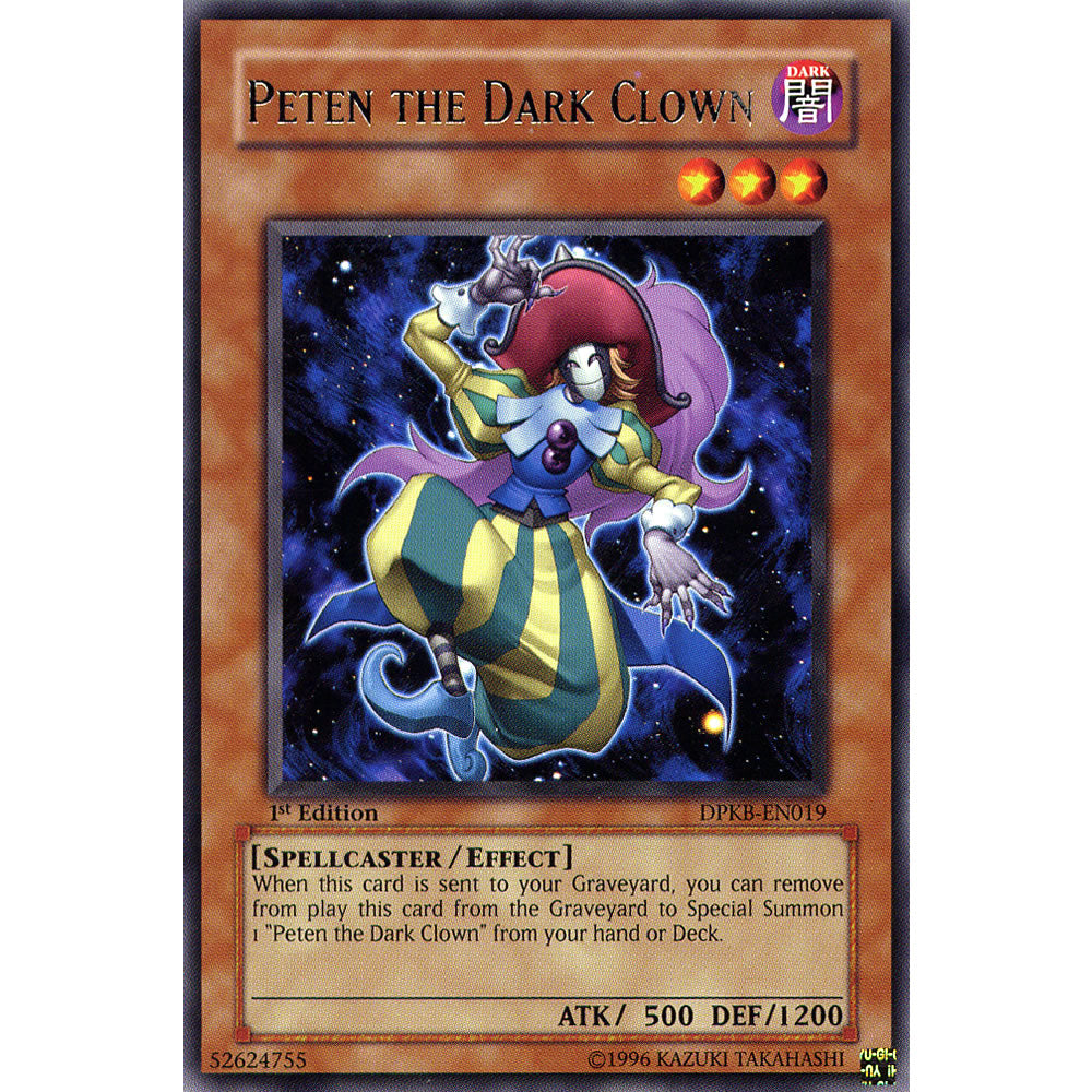 Peten the Dark Clown DPKB-EN019 Yu-Gi-Oh! Card from the Duelist Pack: Kaiba Set