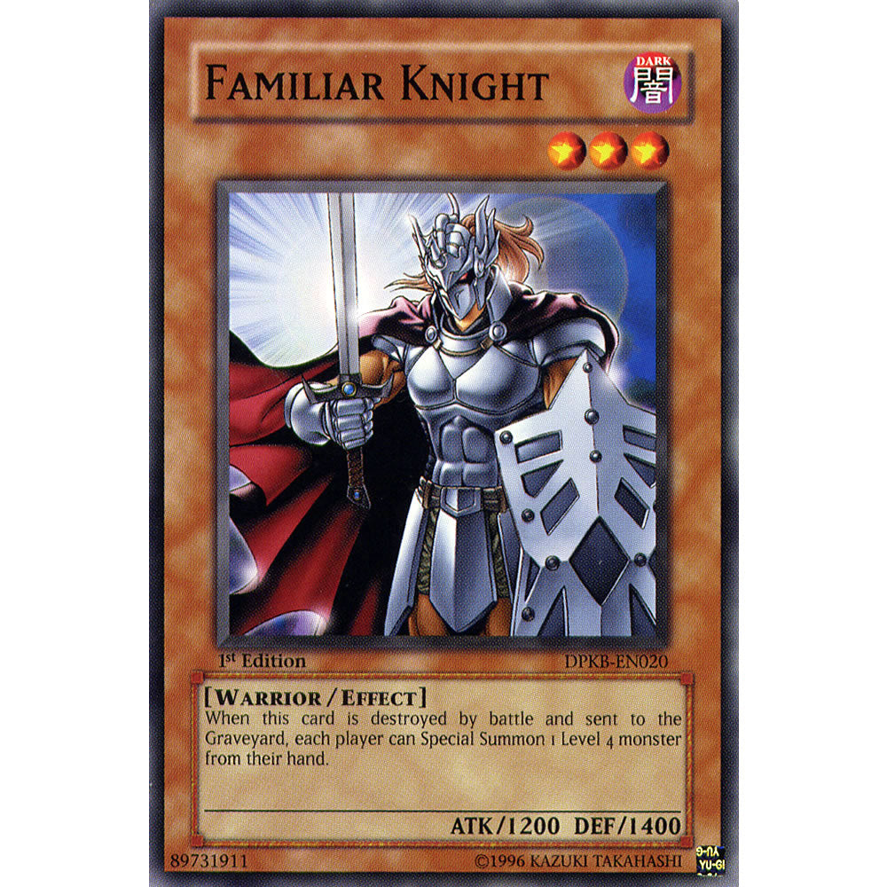 Familiar Knight DPKB-EN020 Yu-Gi-Oh! Card from the Duelist Pack: Kaiba Set