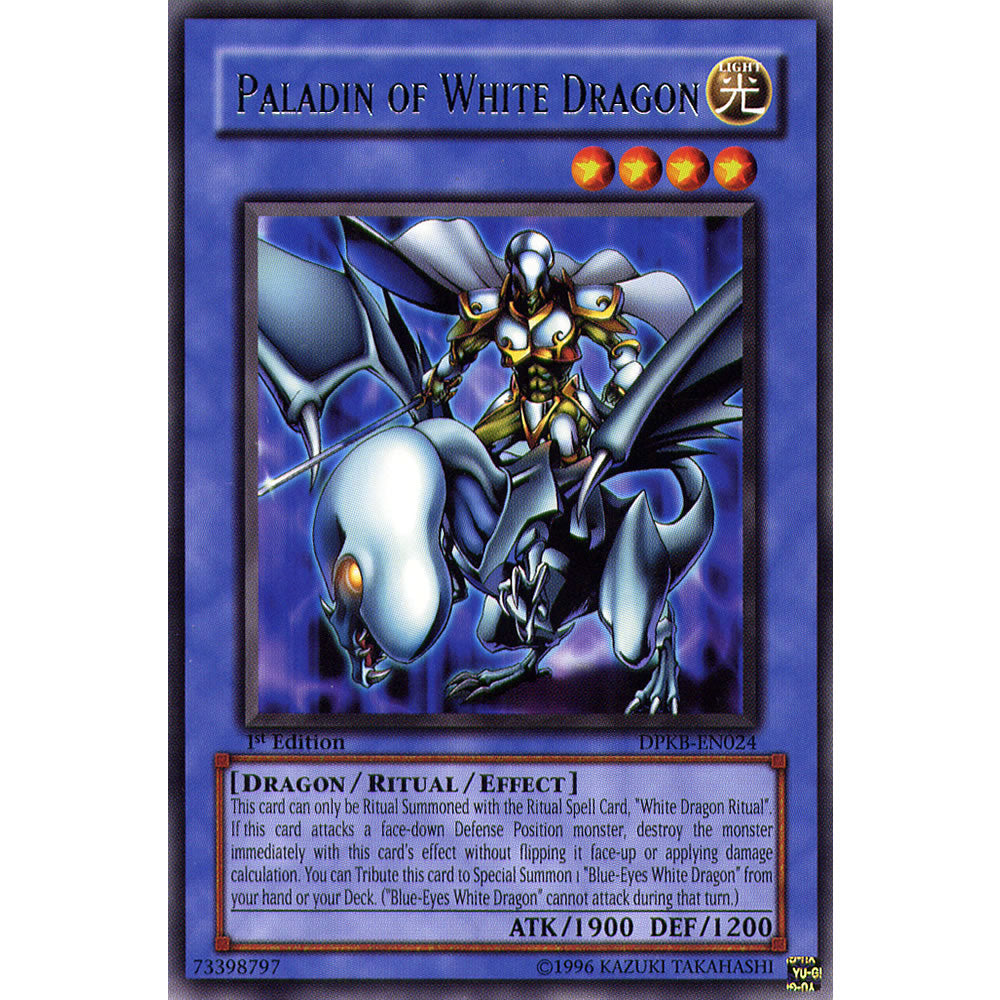 Paladin of White Dragon DPKB-EN024 Yu-Gi-Oh! Card from the Duelist Pack: Kaiba Set