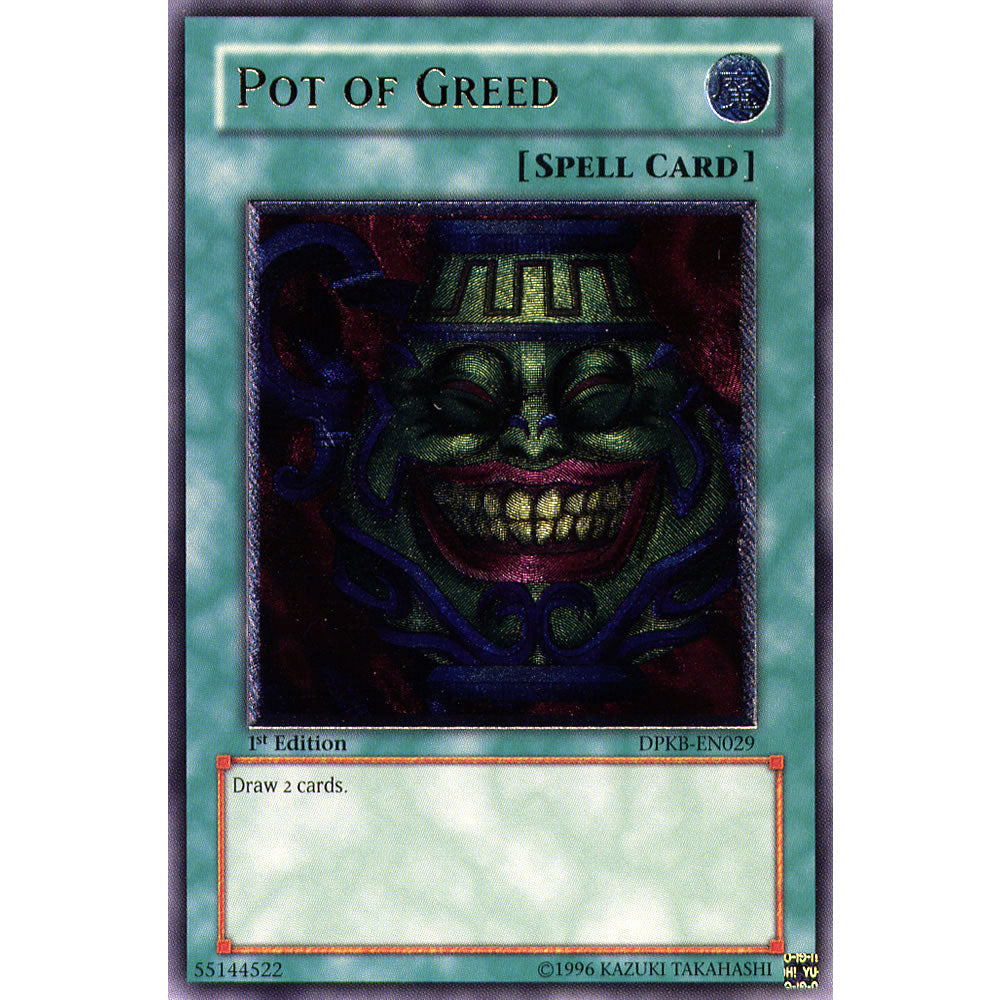 Pot of Greed DPKB-EN029 Yu-Gi-Oh! Card from the Duelist Pack: Kaiba Set