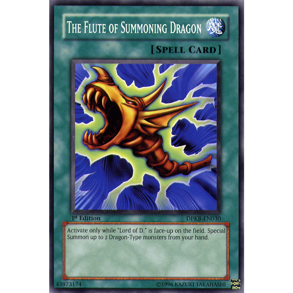 The Flute of Summoning Dragon DPKB-EN030 Yu-Gi-Oh! Card from the Duelist Pack: Kaiba Set