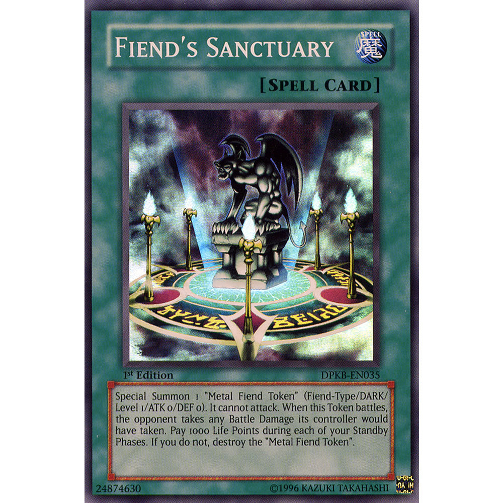 Fiend's Sanctuary DPKB-EN035 Yu-Gi-Oh! Card from the Duelist Pack: Kaiba Set