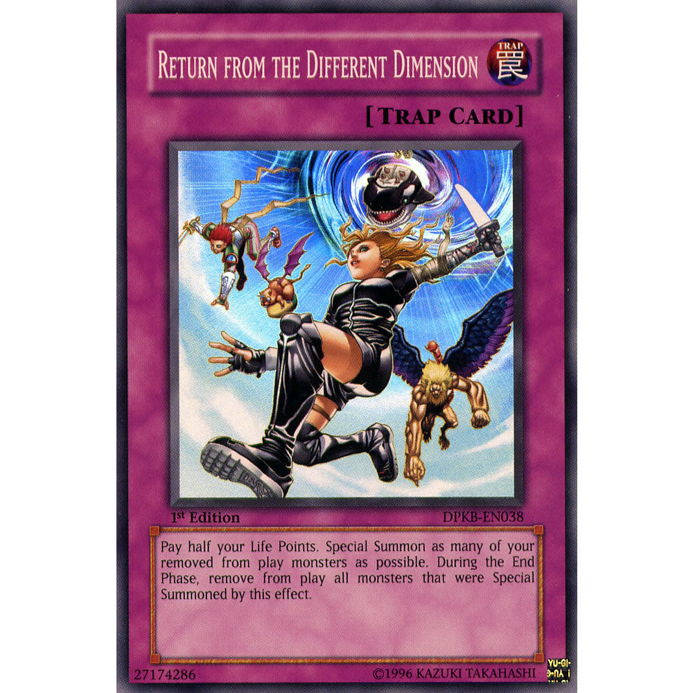Return from the Different Dimension DPKB-EN038 Yu-Gi-Oh! Card from the Duelist Pack: Kaiba Set
