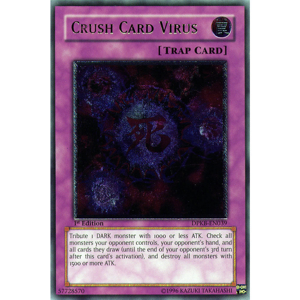 Crush Card Virus DPKB-EN039 Yu-Gi-Oh! Card from the Duelist Pack: Kaiba Set
