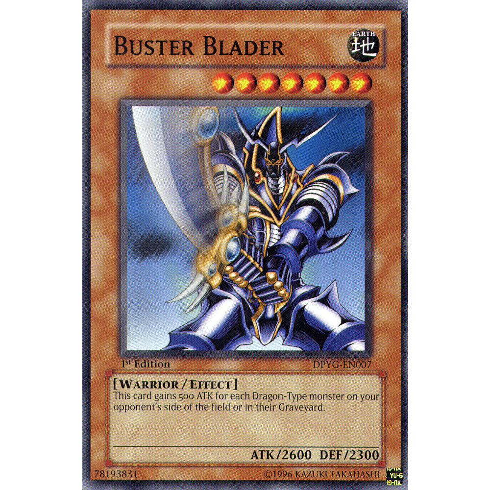 Buster Blader DPYG-EN007 Yu-Gi-Oh! Card from the Duelist Pack: Yugi Set