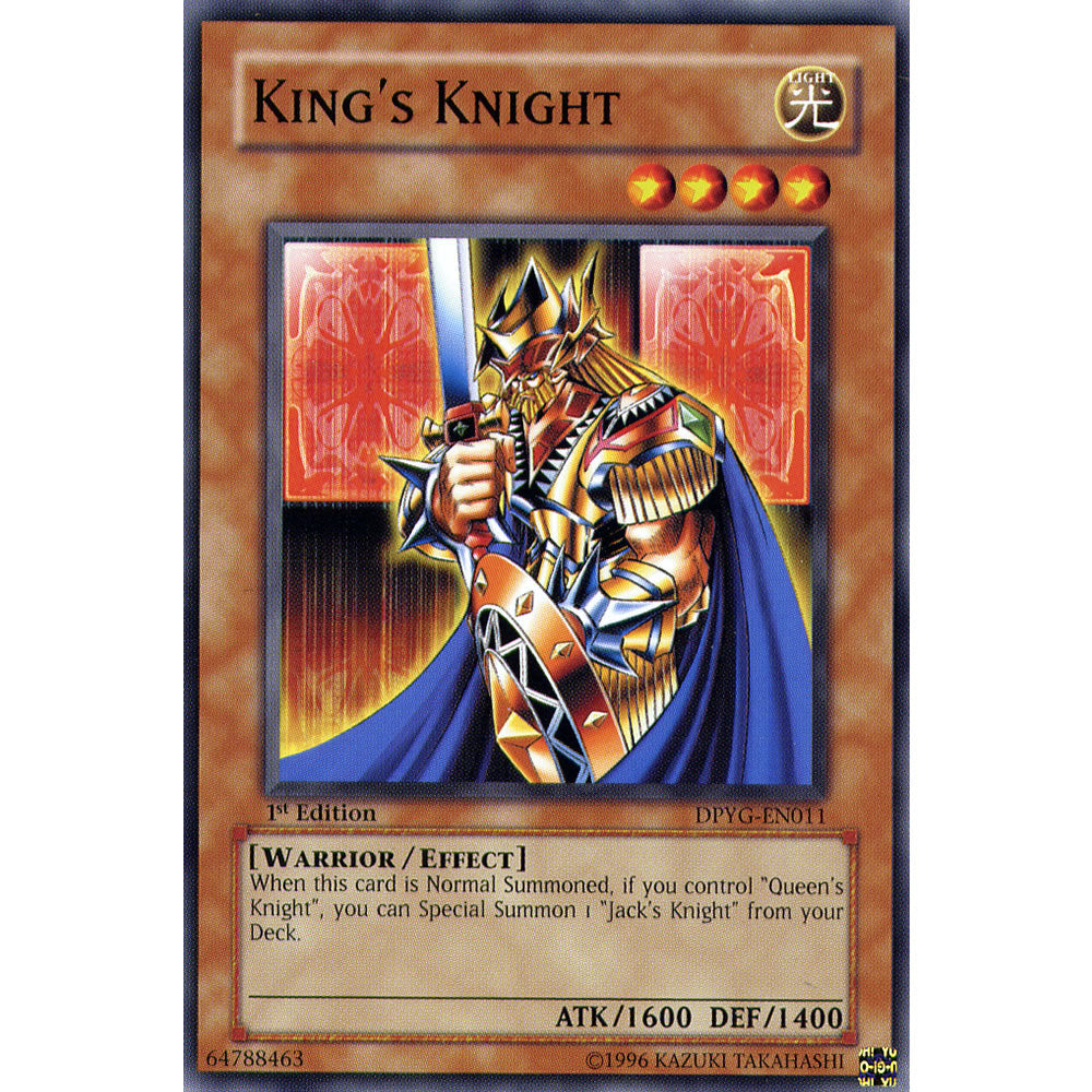 King's Knight DPYG-EN011 Yu-Gi-Oh! Card from the Duelist Pack: Yugi Set