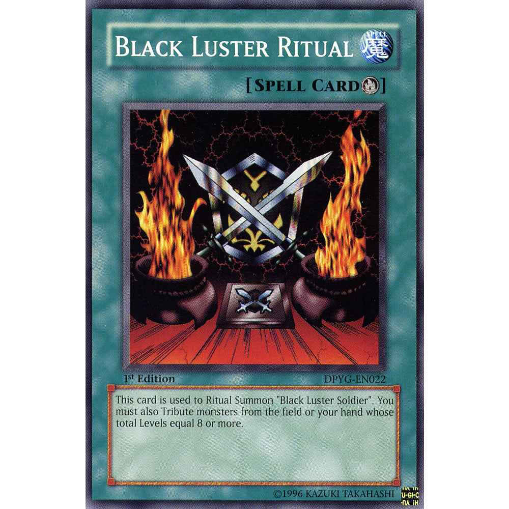 Black Luster Ritual DPYG-EN022 Yu-Gi-Oh! Card from the Duelist Pack: Yugi Set