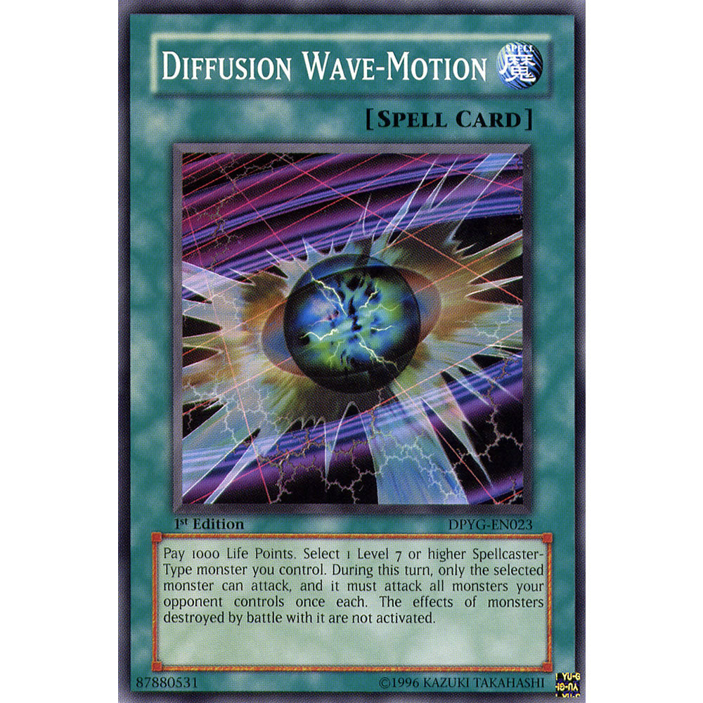 Diffusion Wave-Motion DPYG-EN023 Yu-Gi-Oh! Card from the Duelist Pack: Yugi Set