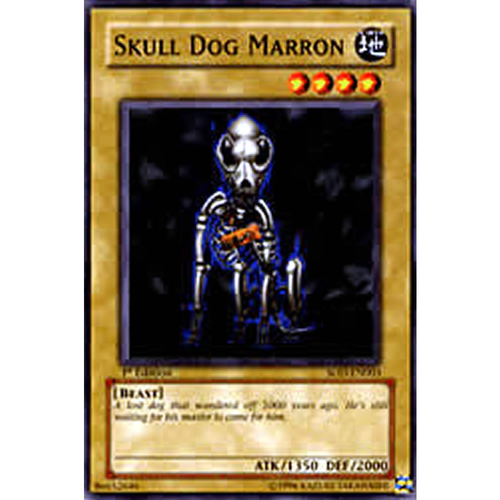 Skull Dog Marron DR3-EN003 Yu-Gi-Oh! Card from the Dark Revelation 3 Set
