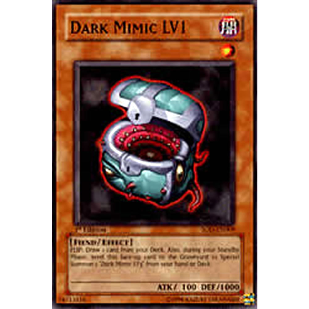 Dark Mimic LV1 DR3-EN009 Yu-Gi-Oh! Card from the Dark Revelation 3 Set