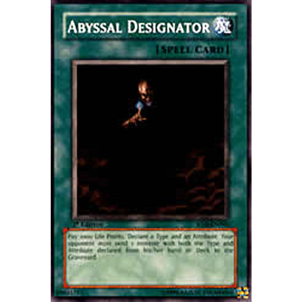 Abyssal Designator DR3-EN040 Yu-Gi-Oh! Card from the Dark Revelation 3 Set