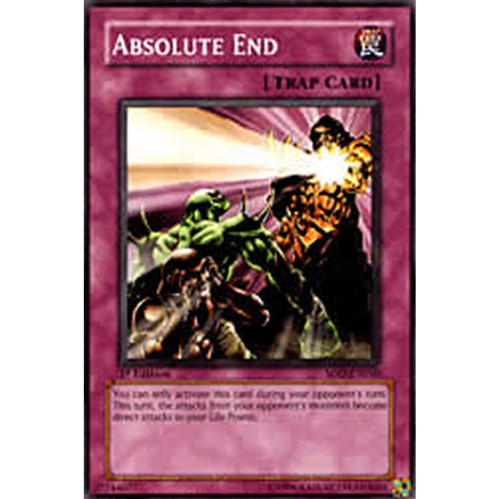 Absolute End DR3-EN050 Yu-Gi-Oh! Card from the Dark Revelation 3 Set