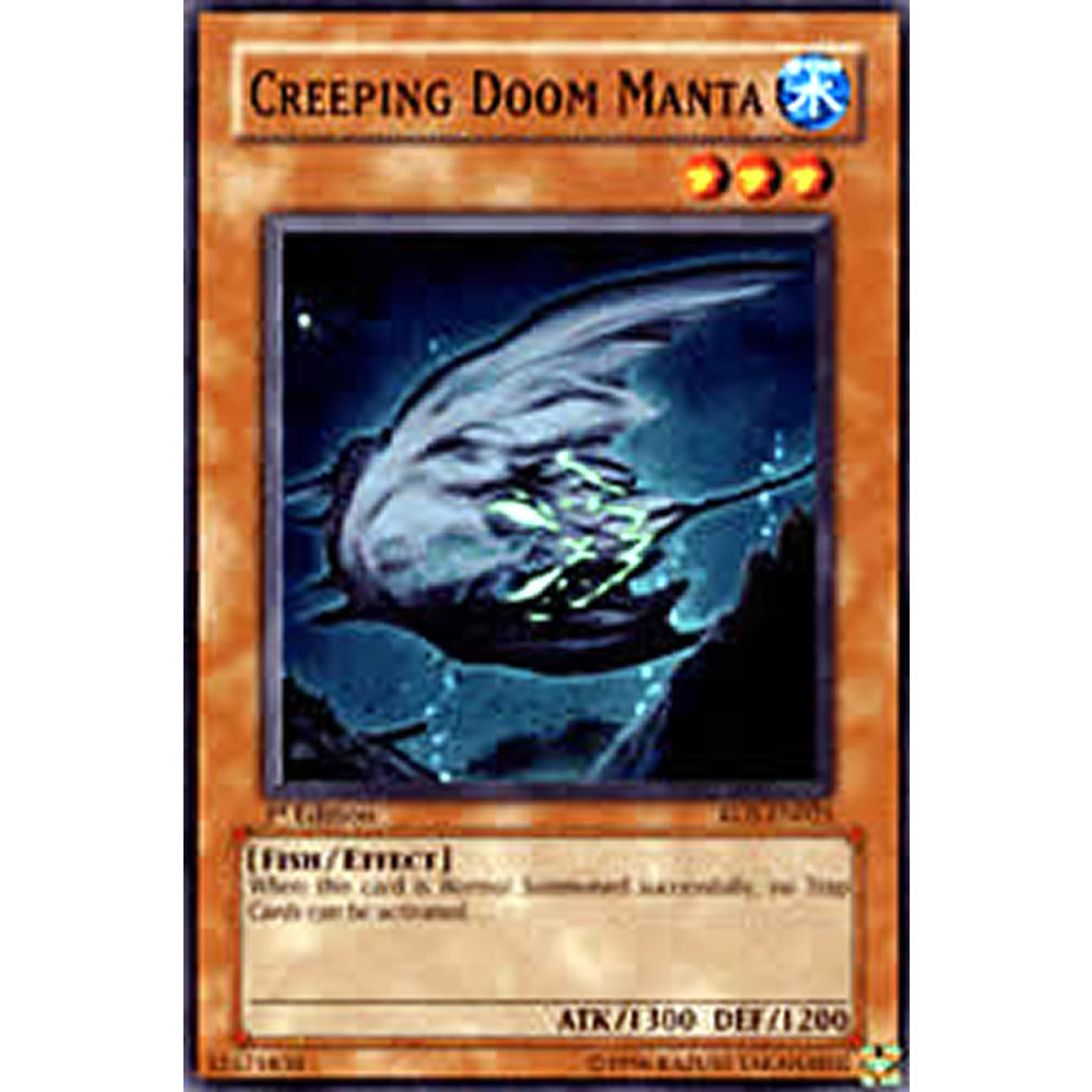 Creeping Doom Manta DR3-EN085 Yu-Gi-Oh! Card from the Dark Revelation 3 Set