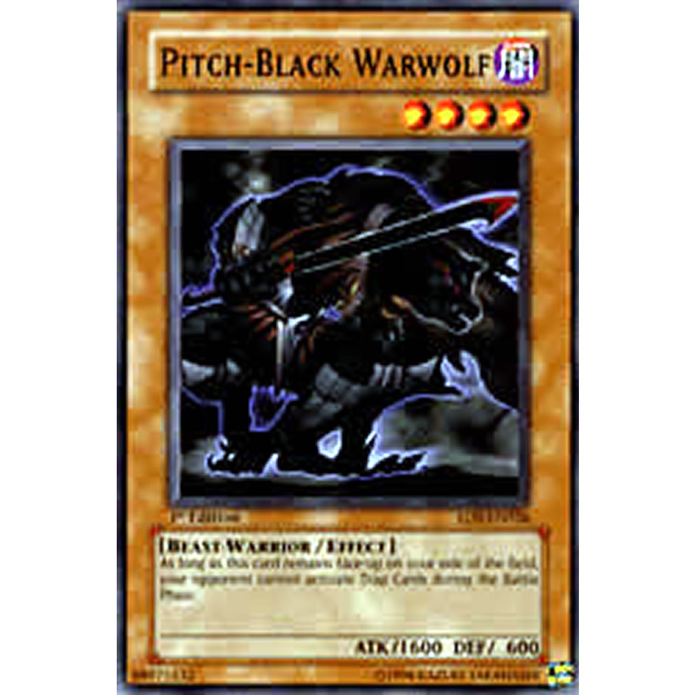 Pitch-Black Warwolf DR3-EN086 Yu-Gi-Oh! Card from the Dark Revelation 3 Set