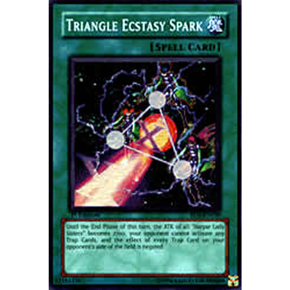 Triangle Ecstasy Spark DR3-EN099 Yu-Gi-Oh! Card from the Dark Revelation 3 Set