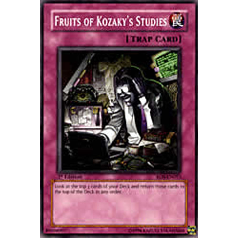 Fruits of Kozaky's Studies DR3-EN113 Yu-Gi-Oh! Card from the Dark Revelation 3 Set