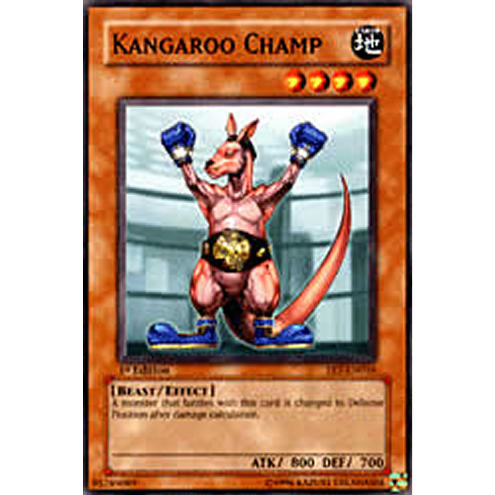 Kangaroo Champ DR3-EN136 Yu-Gi-Oh! Card from the Dark Revelation 3 Set