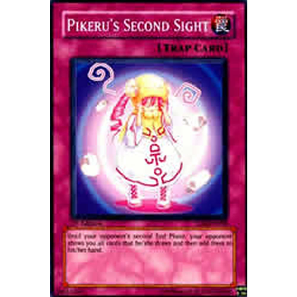 Pikeru's Second Sight DR3-EN230 Yu-Gi-Oh! Card from the Dark Revelation 3 Set