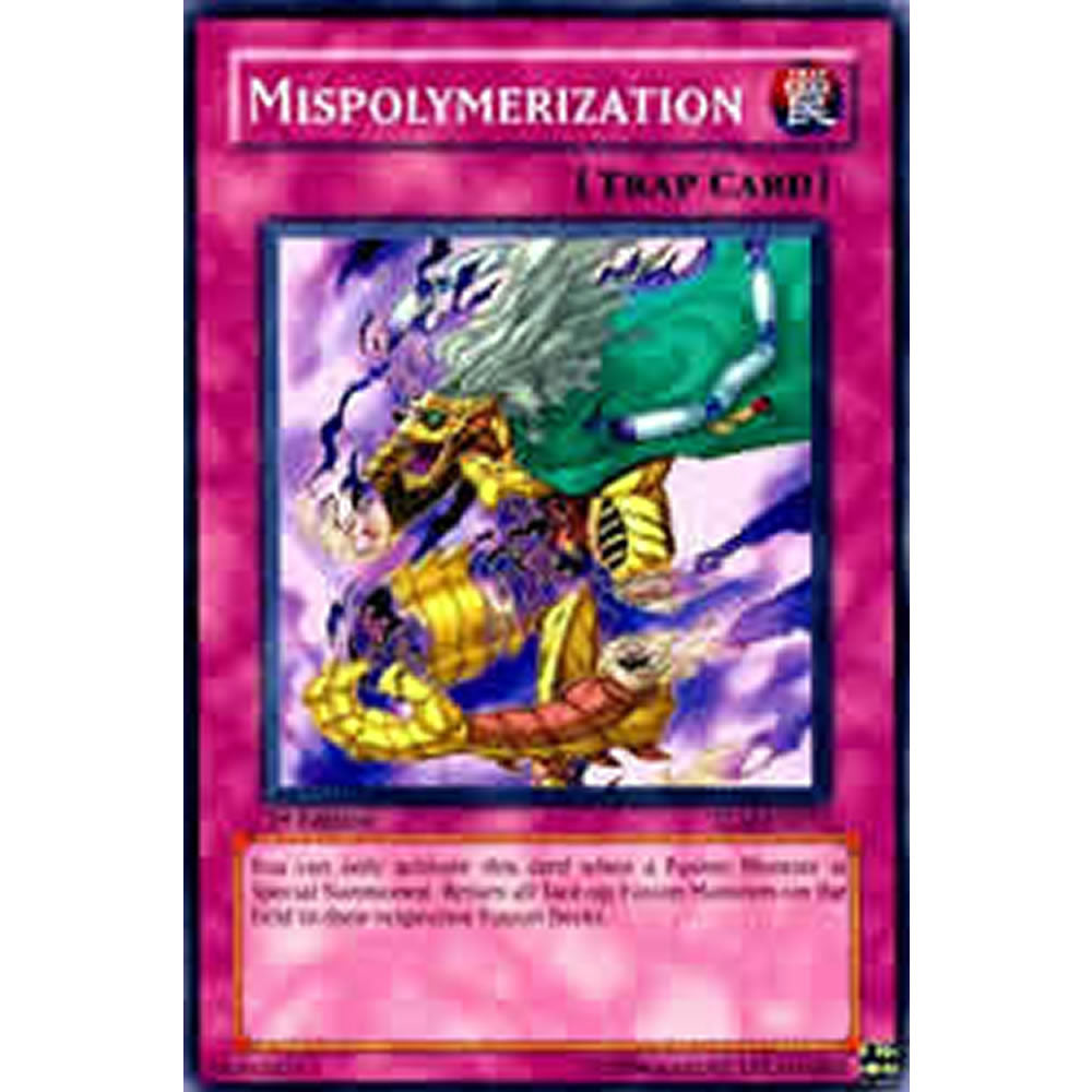 Mispolymerization DR3-EN233 Yu-Gi-Oh! Card from the Dark Revelation 3 Set