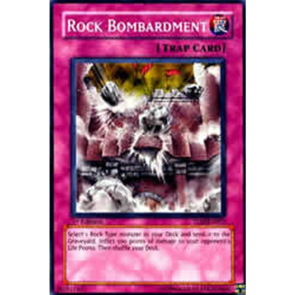Rock Bombardment DR3-EN235 Yu-Gi-Oh! Card from the Dark Revelation 3 Set