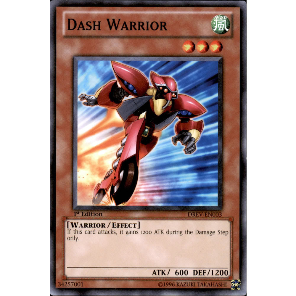Dash Warrior DREV-EN003 Yu-Gi-Oh! Card from the Duelist Revolution Set