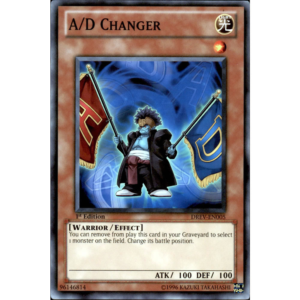 A/D Changer DREV-EN005 Yu-Gi-Oh! Card from the Duelist Revolution Set
