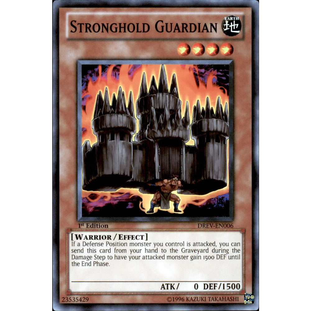 Stronghold Guardian DREV-EN006 Yu-Gi-Oh! Card from the Duelist Revolution Set