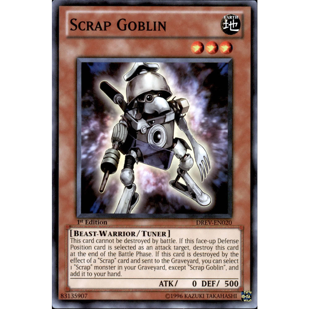 Scrap Goblin DREV-EN020 Yu-Gi-Oh! Card from the Duelist Revolution Set
